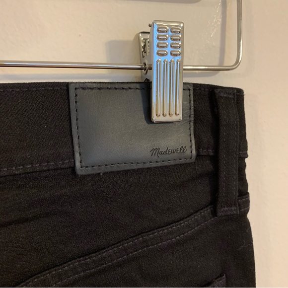 NWT Madewell 10" High-Rise Skinny Jeans in Black Frost, Size 29 - Picture 13 of 15